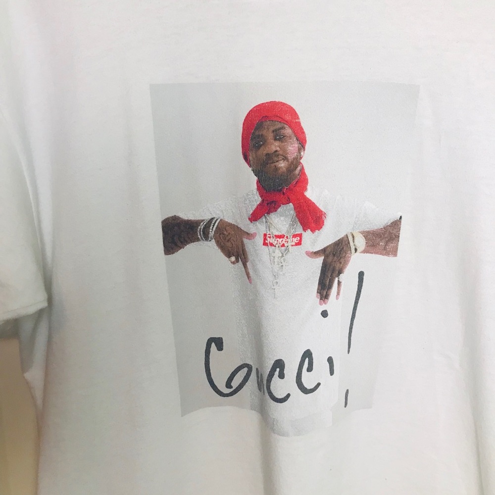 Supreme Gucci Mane Tee White - Picture 2 of 5